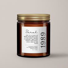 Load image into Gallery viewer, Personalized Birthday Gift | Soy Wax Candle