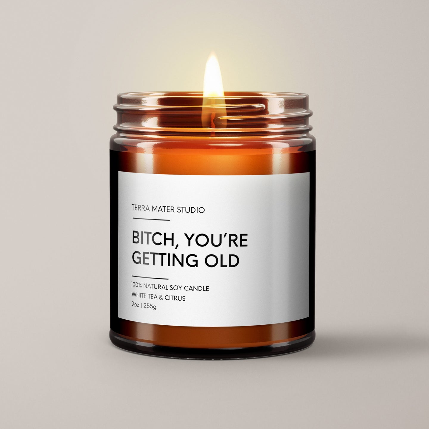 Bitch, You’re Getting Old | Birthday Gift | Soy Wax Candle