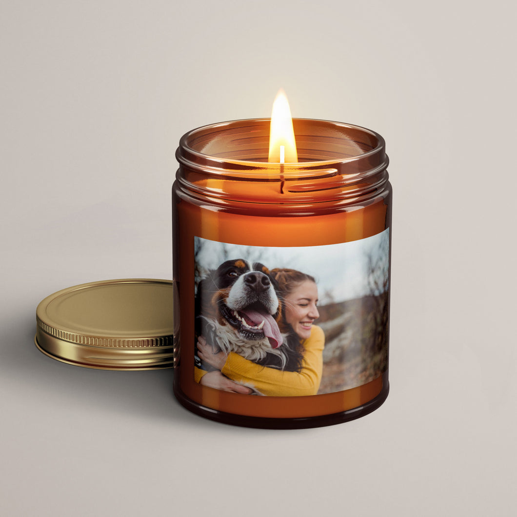 Personalized Photo Scented Candle