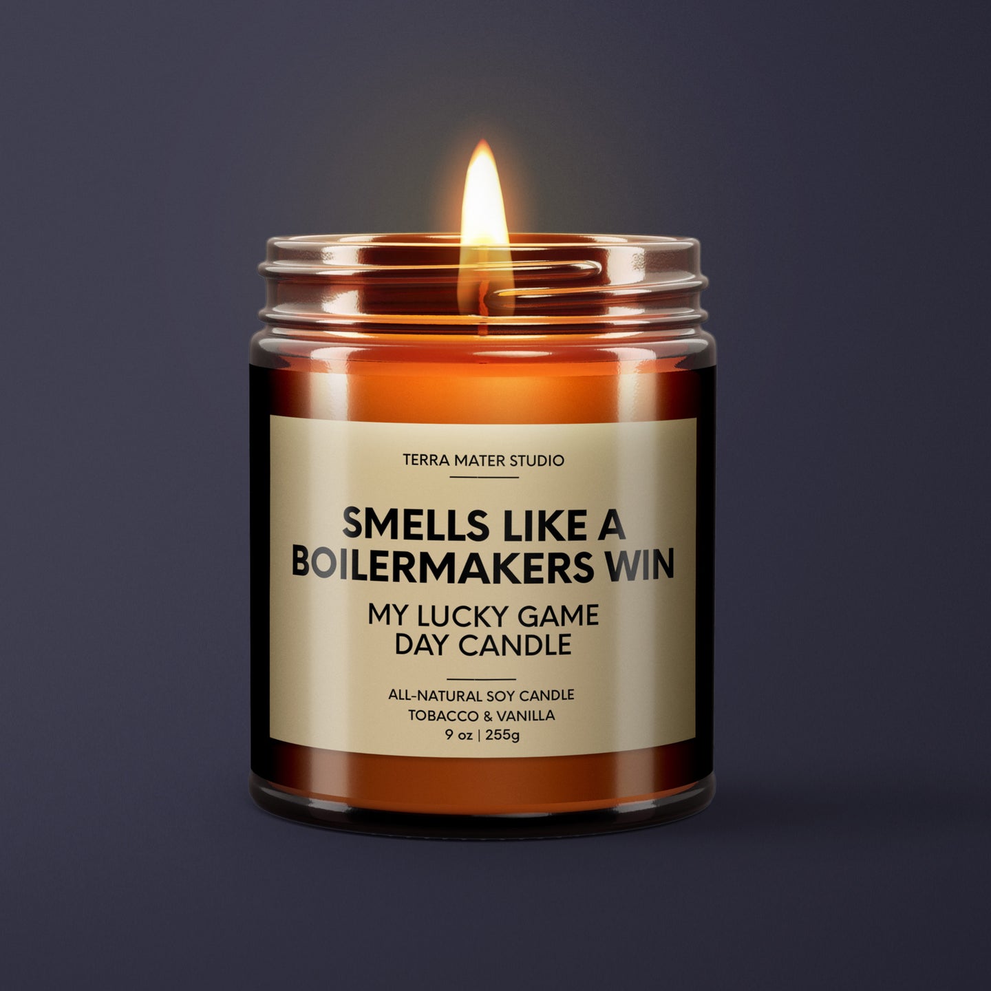 Smells Like A Boilermakers Win | Purdue Lucky Game Day Candle | Soy Wax Candle