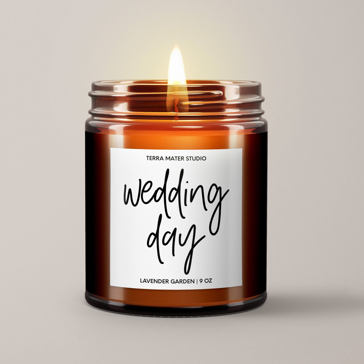 Wedding Day Soy Wax Candle | Wedding Gift