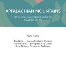 Load image into Gallery viewer, Appalachian Mountains Soy Wax Candle
