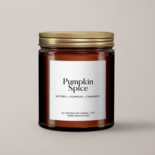Load image into Gallery viewer, Pumpkin Spice Soy Wax Candle
