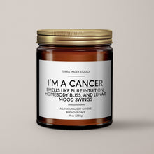 Load image into Gallery viewer, Cancer Birthday Candle | Soy Wax Candle | Horoscope Candle

