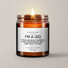 Load image into Gallery viewer, Leo Birthday Candle | Soy Wax Candle | Horoscope Candle
