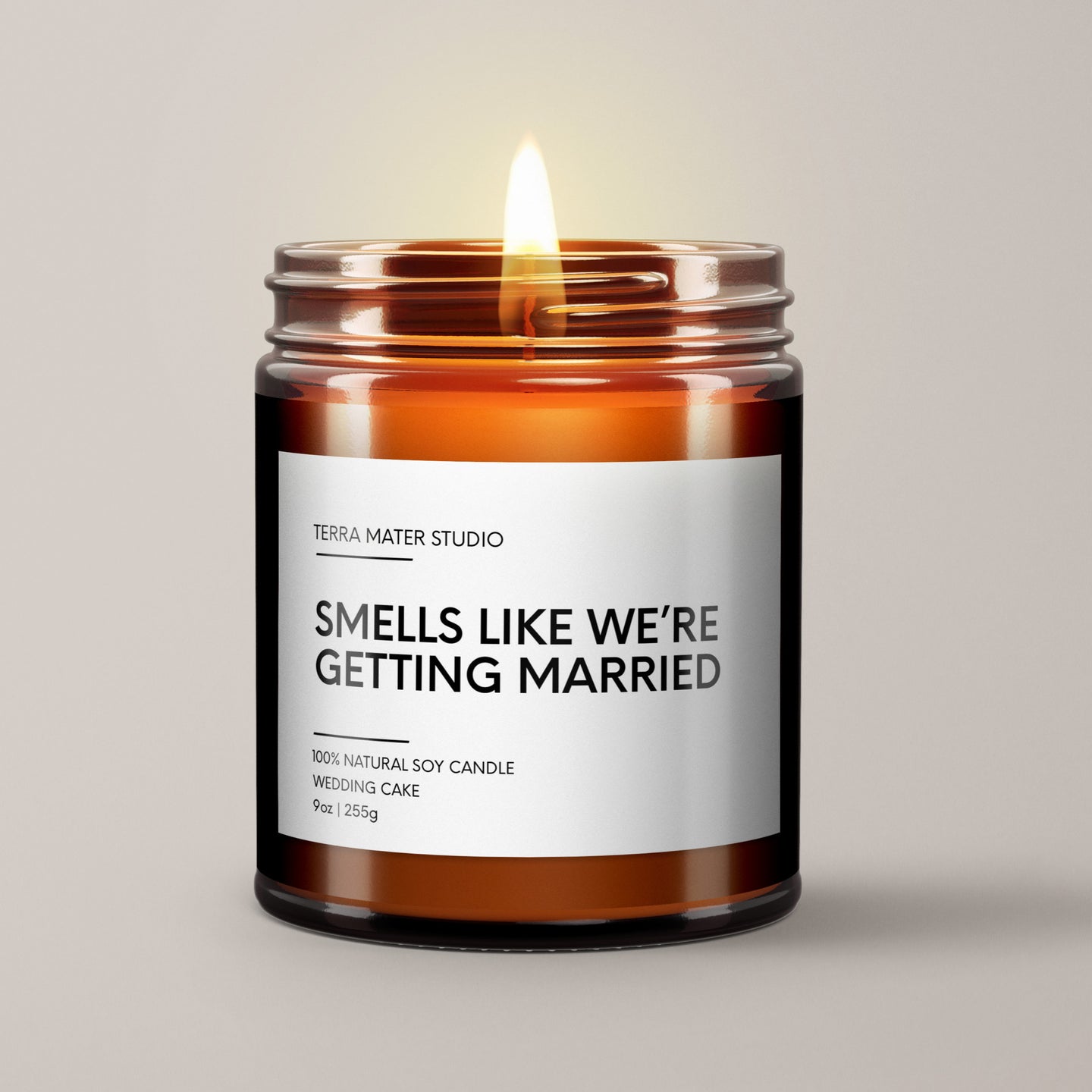 Smells Like We’re Getting Married Soy Wax Candle | Engagement Gift