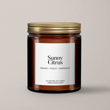 Load image into Gallery viewer, Sunny Citrus Soy Wax Candle
