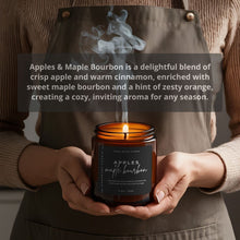 Load image into Gallery viewer, Apples & Maple Bourbon All-Natural Scented Candle | 50+ Hour Burn