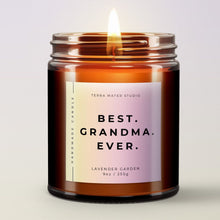 Load image into Gallery viewer, Best Grandma Ever All-Natural Scented Candle | Grandma Birthday Gift | Mother's Day Gifts