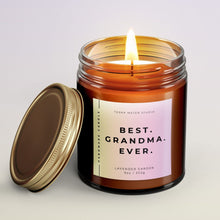 Load image into Gallery viewer, Best Grandma Ever All-Natural Scented Candle | Grandma Birthday Gift | Mother's Day Gifts