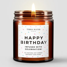 Load image into Gallery viewer, Happy Birthday All-Natural Soy Wax Candle
