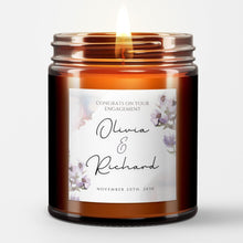 Load image into Gallery viewer, personalized scented candle for couple