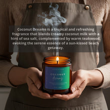 Load image into Gallery viewer, Coconut Dreams All-Natural Scented Candle | 50+ Hour Burn