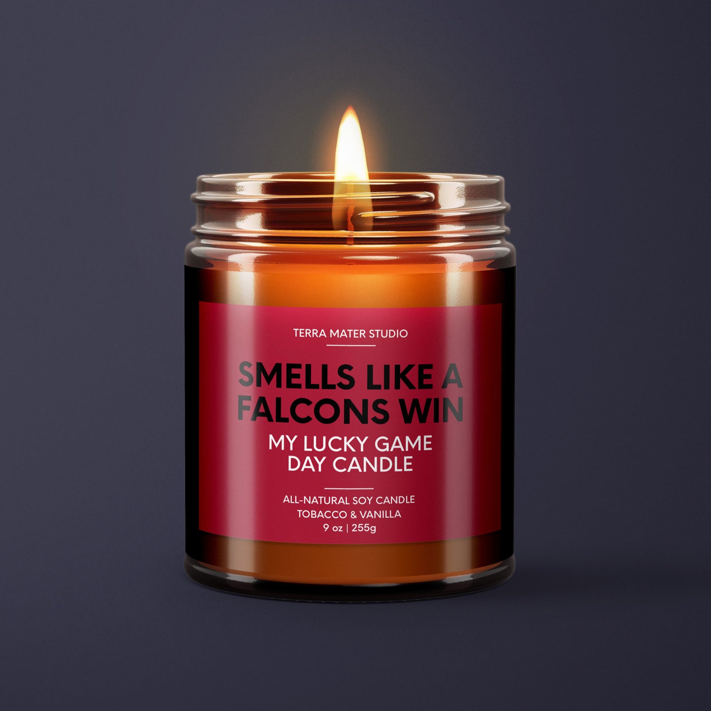 Smells Like A Falcons Win | Atlanta Lucky Game Day Candle | Soy Wax Candle