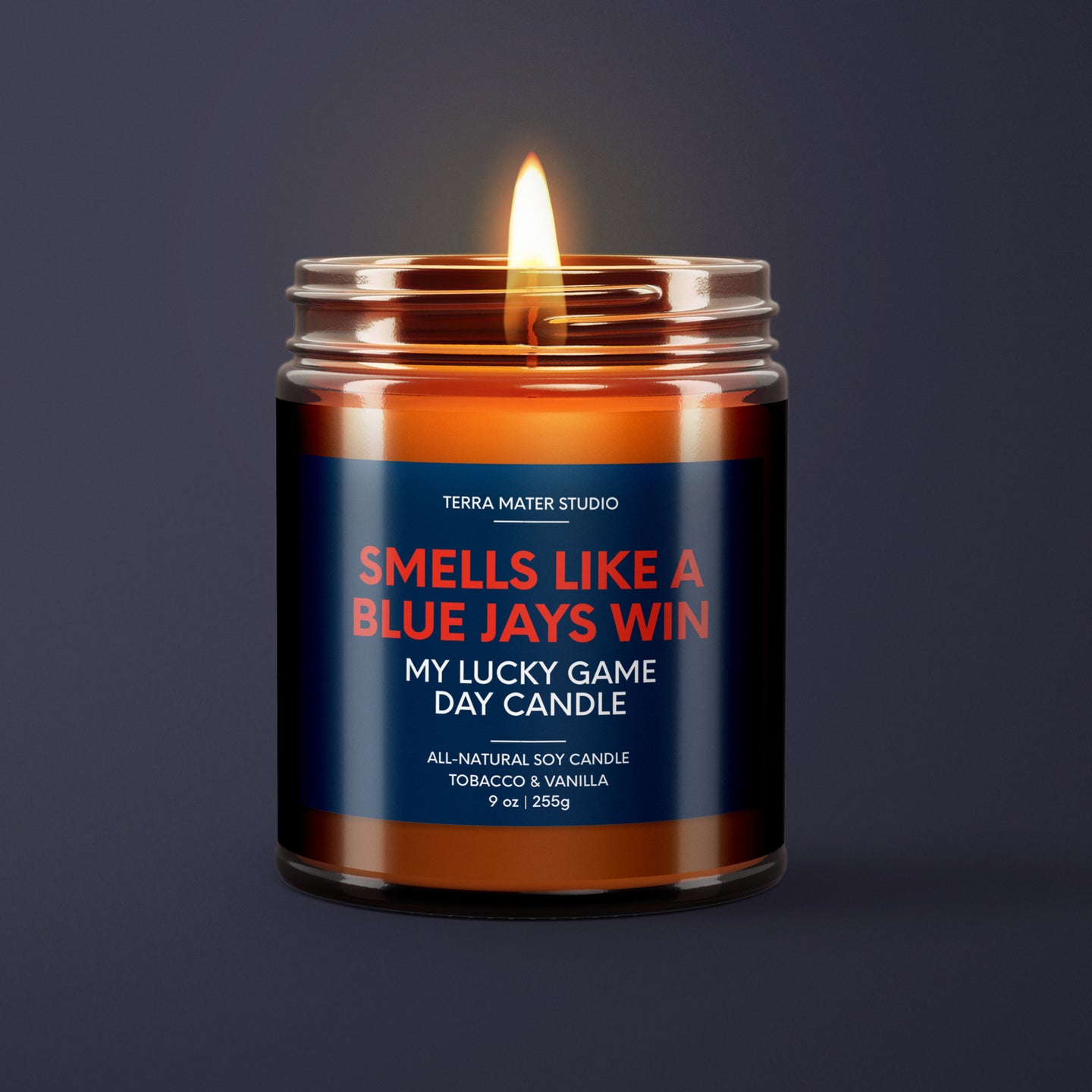 Smells Like A Blue Jays Win | Toronto Lucky Game Day Candle | Soy Wax Candle