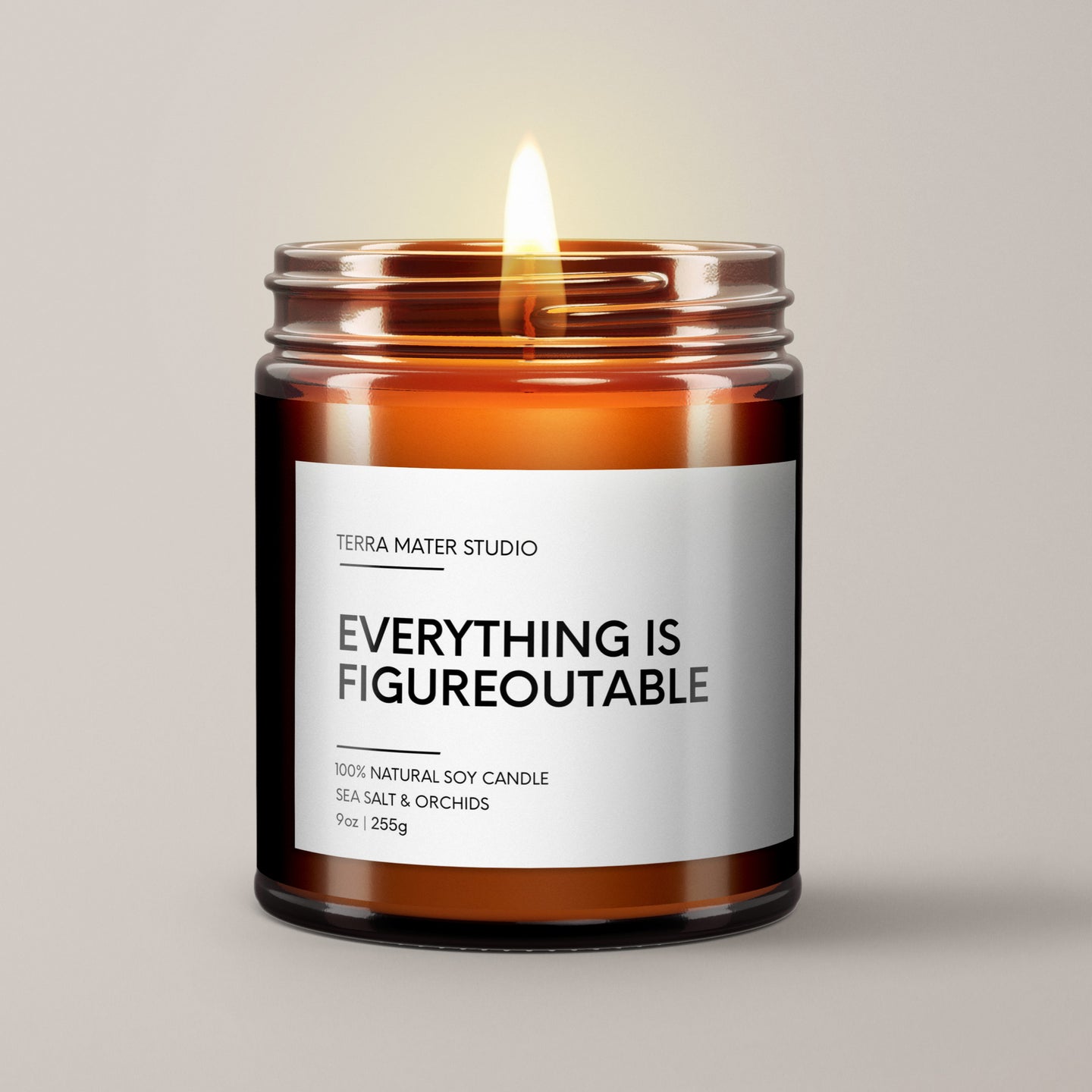Everything Is Figureoutable Soy Wax Candle