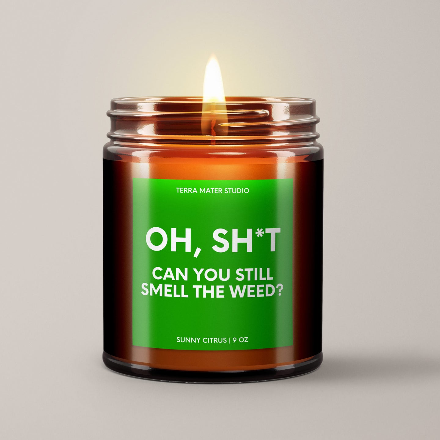 Oh Sh*t, Can You Still Smell The Weed? Soy Wax Candle | Funny Candles