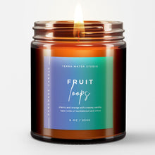 Load image into Gallery viewer, Fruit Loops All-Natural Scented Candle | 50+ Hour Burn