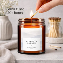 Load image into Gallery viewer, Lavender Garden All-Natural Scented Candle
