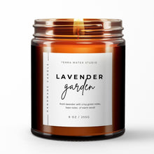 Load image into Gallery viewer, Lavender Garden All-Natural Scented Candle | 50+ Hour Burn