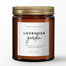 Load image into Gallery viewer, Lavender Garden All-Natural Scented Candle | 50+ Hour Burn