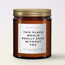 Load image into Gallery viewer, This Place Would Really Suck Without You All-Natural Scented Candle