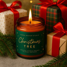 Load image into Gallery viewer, Christmas Tree All-Natural Soy Wax Candle | Perfect For Gifting