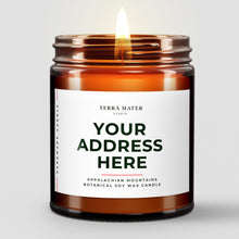 Load image into Gallery viewer, Custom Address Scented Candle | Housewarming Gift