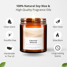 Load image into Gallery viewer, Coffee House All-Natural Scented Candle