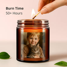 Load image into Gallery viewer, Custom Photo Scented Candle | All-Natural Candle