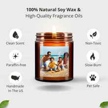 Load image into Gallery viewer, Custom Photo Scented Candle | All-Natural Candle