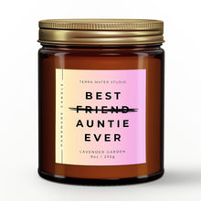Load image into Gallery viewer, Best Friend To Auntie All-Natural Candle | Aunt To Be Gift | Auntie Gift