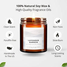 Load image into Gallery viewer, Lavender Garden All-Natural Scented Candle