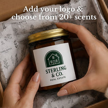 Load image into Gallery viewer, Custom Logo Candle | Premium Corporate & Client Gifts