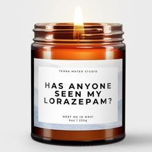 Load image into Gallery viewer, Has Anyone Seen My Lorazepam All-Natural Scented Candle | White Lotus Season 3 Thailand Inspired