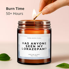 Load image into Gallery viewer, Has Anyone Seen My Lorazepam All-Natural Scented Candle | White Lotus Season 3 Thailand Inspired