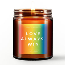 Load image into Gallery viewer, love always win scented candle