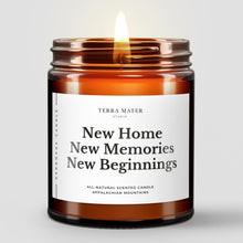 Load image into Gallery viewer, New Home, New Memories, New Beginnings All-Natural Scented Candle
