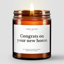 Load image into Gallery viewer, Congrats On Your New Home All-Natural Scented Candle