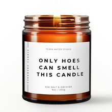 Load image into Gallery viewer, only hoes can smell this candle funny candle