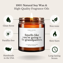 Load image into Gallery viewer, Smells Like You're Going To Be Grandparents All-Natural Scented Candle | Pregnancy Announcement Gifts