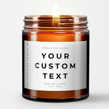 Load image into Gallery viewer, Personalized Scented Candle | Candle With Message | Custom Gift