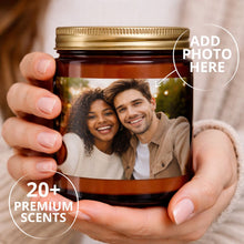 Load image into Gallery viewer, Custom Photo Scented Candle | All-Natural Candle