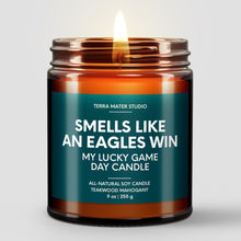 Load image into Gallery viewer, Smells Like An Eagles Win Lucky Game Day Candle