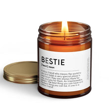 Load image into Gallery viewer, Bestie All-Natural Scented Candle With Lid On Side Gift For Bestie