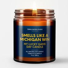 Load image into Gallery viewer, smells like a michigan win scented candle