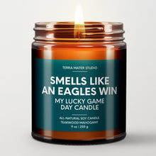 Load image into Gallery viewer, smells like a Philadelphia eagles win scented candle