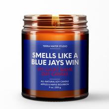 Load image into Gallery viewer, smells like a toronto blue jays win scented candle