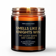 Load image into Gallery viewer, smells like a vegas knights win scented candle