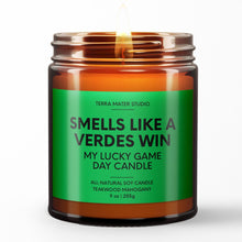 Load image into Gallery viewer, smells like an austin verdes win scented candle